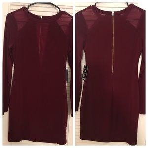 Maroon Express Dress